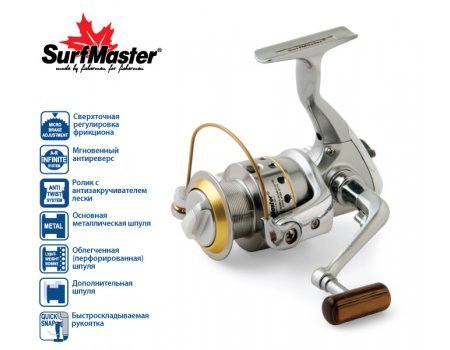 Катушка Surf Master Aurora 1000, 5п.+1р.п 