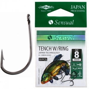 Крючки Mikado Sensual Tench W/Ring №10