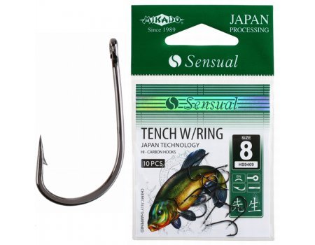 Крючки Mikado Sensual Tench W/Ring №8