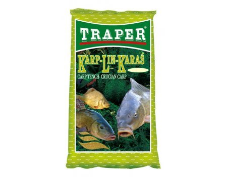 Прикормка Traper Популярная Карп-Линь-Карась (бежевый), 1кг