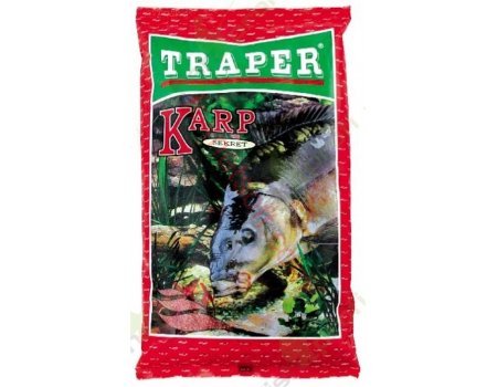 Прикормка Traper Sekret Karp (красная), 1кг
