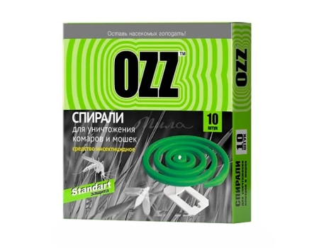 Спирали от комаров OZZ, 10шт