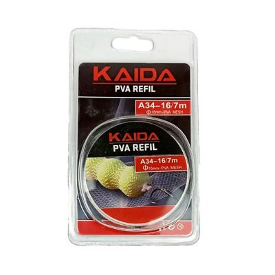 ПВА сетка для рыбалки Kaida A34-16 на бабине (d-16мм), 7м ПВА сетка для рыбалки Kaida A34-16 на бабине (d-16мм), 7м