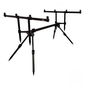 Род-под Carp Pro Black на 4 удилища, 4 телескопические ноги