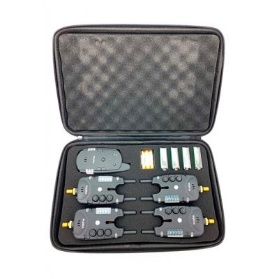 Набор сигнализаторов поклевки Kaida CA14-27, 4шт.+пейджер