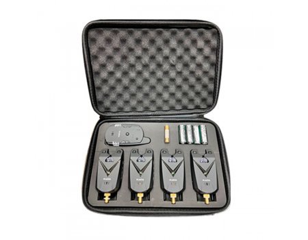 Набор сигнализаторов поклевки Kaida CA14-59, 4шт.+пейджер