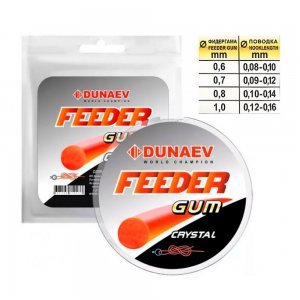 Фидергам Dunaev Feeder Gum Crystal 0.7 мм, 5м