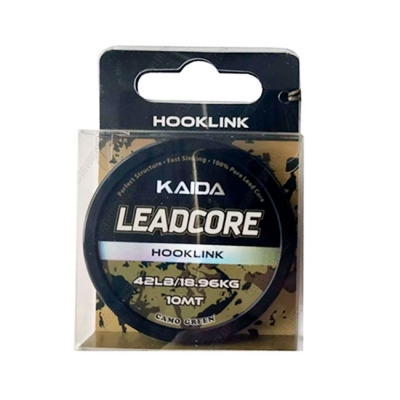 Лидкор Kaida Leadcore Hooklink 10м, камуфляж Лидкор Kaida Leadcore Hooklink 10м, камуфляж