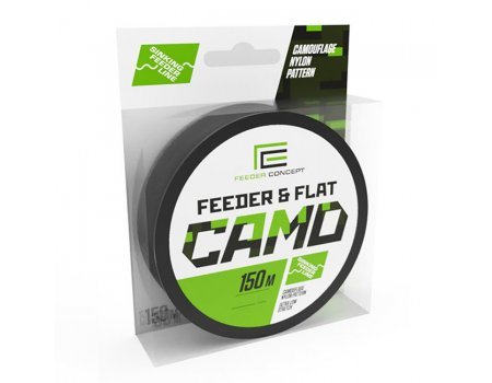 Леска монофильная Feeder Concept Feeder&Flat Camo 300м