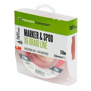 Плетенка Feeder Concept Flat Method X8 Braid Marker & Spod Red 250м, d-0.16мм Плетенка Feeder Concept Flat Method X8 Braid Marker & Spod Red 250м, d-0.16мм