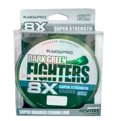 Плетенка Kaida Pro Fighters 8x-150м, зеленая
