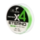 Плетенка Salmo Sniper X4 Eterno Braid Apple Green 125м, светло-зеленая