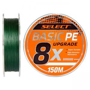 Плетенка Select Basic PE X8 150м, темно-зеленая