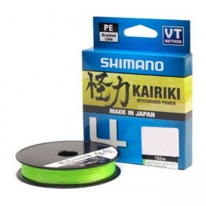 Плетеный шнур Shimano Kairiki X4 150м Mantis Green, светло-зеленый Плетеный шнур Shimano Kairiki X4 150м Mantis Green, светло-зеленый