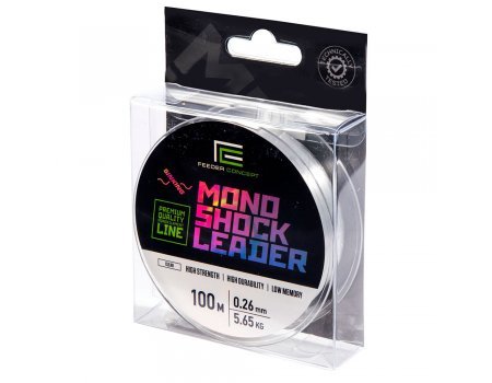 Леска монофильная Feeder Concept Mono Shock Leader Clear 100м