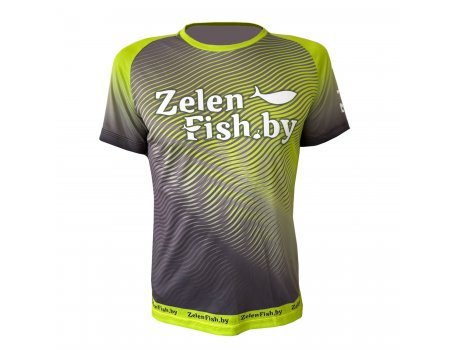 Футболка для рыбалки ZelenFish Light Green