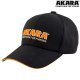 Кепка-бейсболка Akara Черная Водоотталкивающая