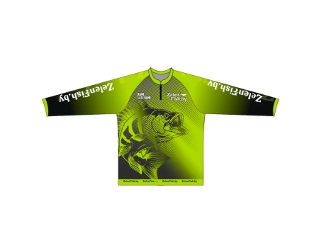 Джерси для рыбалки ZelenFish Jersey Light Green Perch