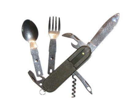 Мультитул Следопыт PF-MT-15 (+ложка, вилка), 5 предметов