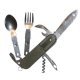 Мультитул Следопыт PF-MT-15 (+ложка, вилка), 5 предметов