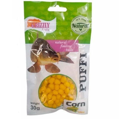 Воздушное тесто Grizzly Baits Puffi Corn Mini (кукуруза), 30гр