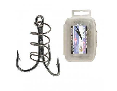 Крючок тройник Yintai с пружиной (8шт)