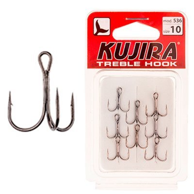Крючок тройник Kujira 536 BN (6шт) Крючок тройник Kujira 536 BN (6шт)