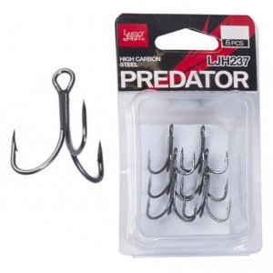 Крючки-тройники Lucky John Predator LJH237, №8 (6шт)