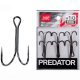 Крючки двойники Lucky John Predator LJH121-001, №1 (6шт)