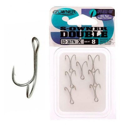 Крючок двойник Owner 5632 SD-36TN (7шт) Крючок двойник Owner 5632 SD-36TN (7шт)