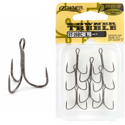 Крючок тройной Owner 5626 ST-26BC (8шт) Крючок тройной Owner 5626 ST-26BC (8шт)