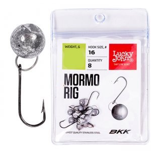 Мормышки одноухие свинцовые Lucky John Mormo Rig (0.2-1.0г), 8шт