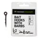 Шипы для бойлов/приманок Feeder Concept Flat Method Bait Hooks With Barbs M, 10шт Шипы для бойлов/приманок Feeder Concept Flat Method Bait Hooks With Barbs M, 10шт