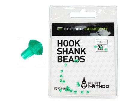 Стопоры на крючок Feeder Concept Flat Method Hook Shank Beads, 20шт