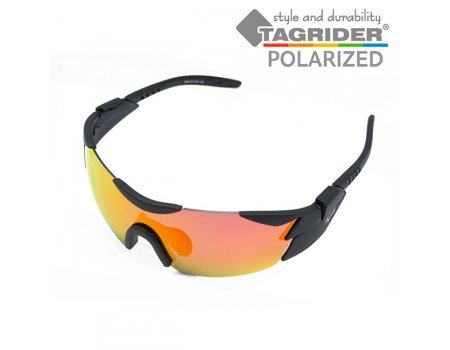 Очки поляризационные Tagrider IMN-017-45 Gold Red Mirror в чехле
