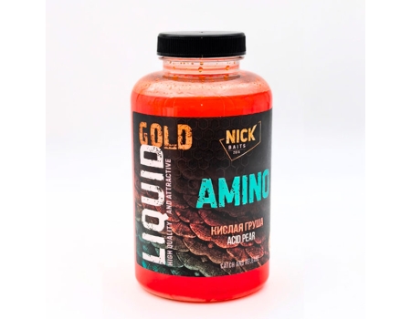 Жидкое питание Nick Baits Gold Liquid Amino (Кислая груша), 500мл