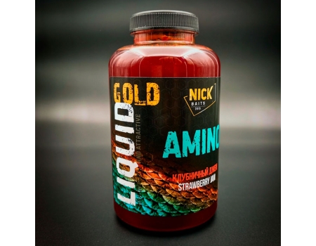 Жидкое питание Nick Baits Gold Liquid Amino (Клубничный джем), 500мл