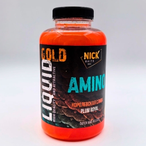 Жидкое питание Nick Baits Gold Liquid Amino (Королевская слива), 500мл Жидкое питание Nick Baits Gold Liquid Amino (Королевская слива), 500мл