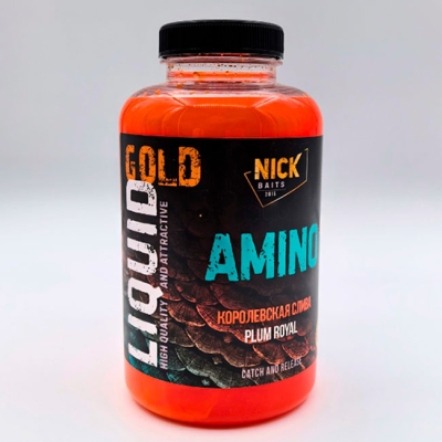 Жидкое питание Nick Baits Gold Liquid Amino (Королевская слива), 500мл Жидкое питание Nick Baits Gold Liquid Amino (Королевская слива), 500мл