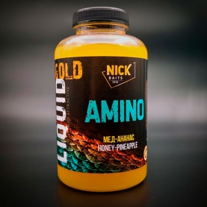Жидкое питание Nick Baits Gold Liquid Amino (Мед-ананас), 500мл Жидкое питание Nick Baits Gold Liquid Amino (Мед-ананас), 500мл