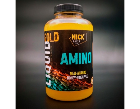 Жидкое питание Nick Baits Gold Liquid Amino (Мед-ананас), 500мл
