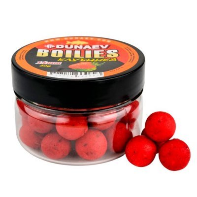 Бойлы Dunaev Вареные (Клубника), 50г/14мм