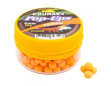 Бойлы Dunaev POP-UP (Криль), 30г/6мм