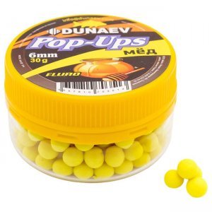 Бойлы Dunaev POP-UP (Мед), 30г/6мм