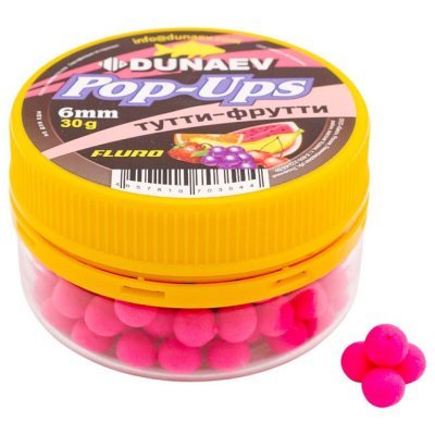 Бойлы Dunaev POP-UP (Тутти-фрутти), 30г/6мм