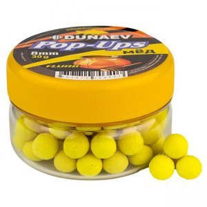 Бойлы Dunaev POP-UP (Мед), 30г/8мм