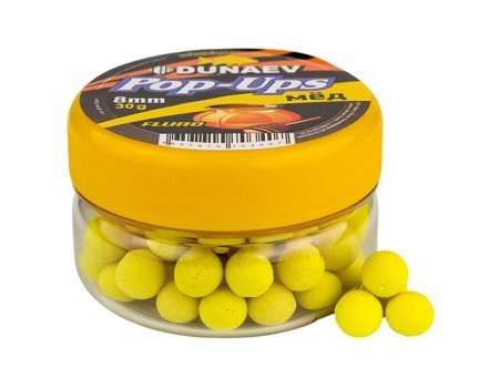 Бойлы Dunaev POP-UP (Мед), 30г/8мм
