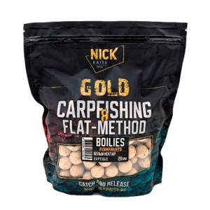 Бойлы прикормочные Nick Baits Gold Fishfruits (Белый нектар) 20мм, 1кг
