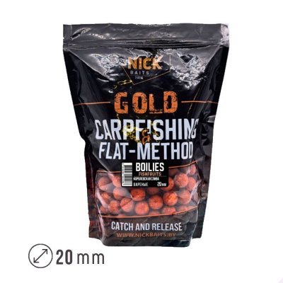 Бойлы прикормочные Nick Baits Gold Fishfruits (Королевская слива) 20мм, 1кг