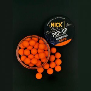 Бойлы Nick Baits POP-UP (Кислая груша), 35шт/12мм